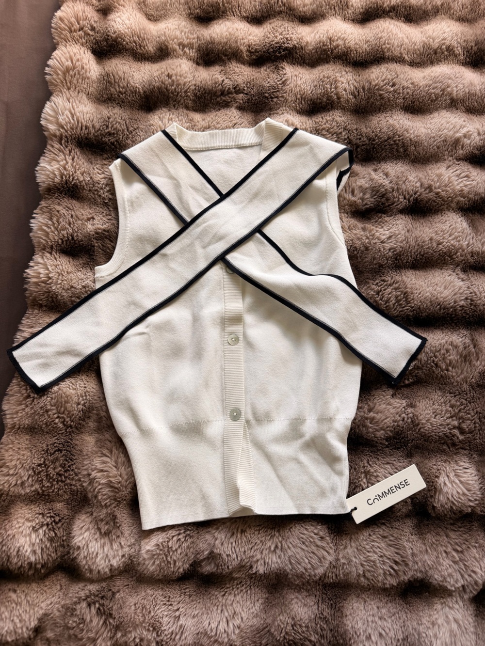 Commense Removable sailor collar knit vest - Picture 4 of 4